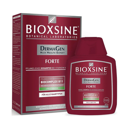 Bioxsine Forte Shampooing 300 ml sur laparadulac.com, parapharmacie Tunisie : formule végétale liposome et BioComplexe B11 pour chute intense et cuir chevelu sensible.

