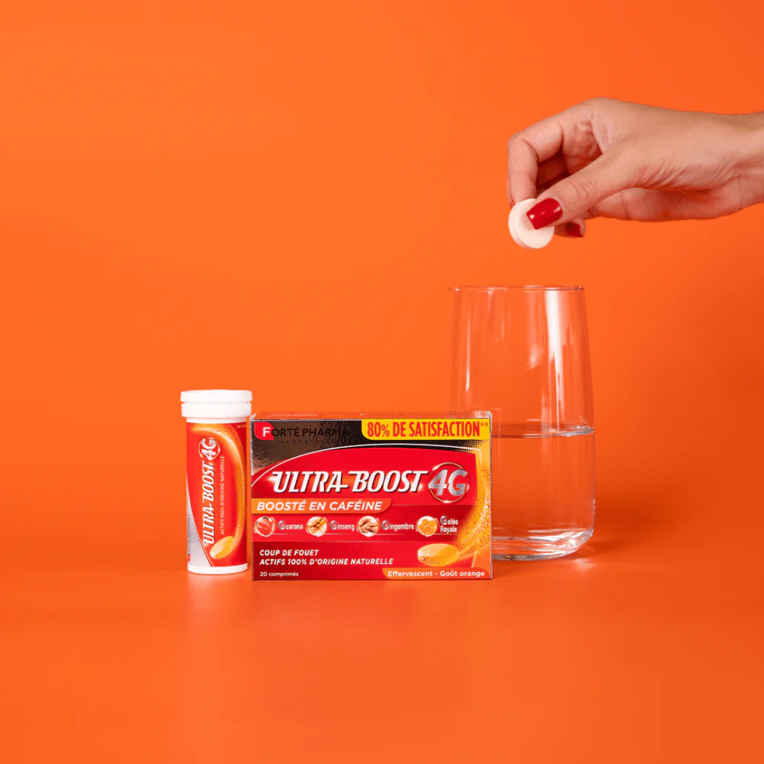 FORTE PHARMA Ultra Boost 4G 20 comprimés sur laparadulac.com, parapharmacie Tunisie pour énergie et immunité au quotidien
