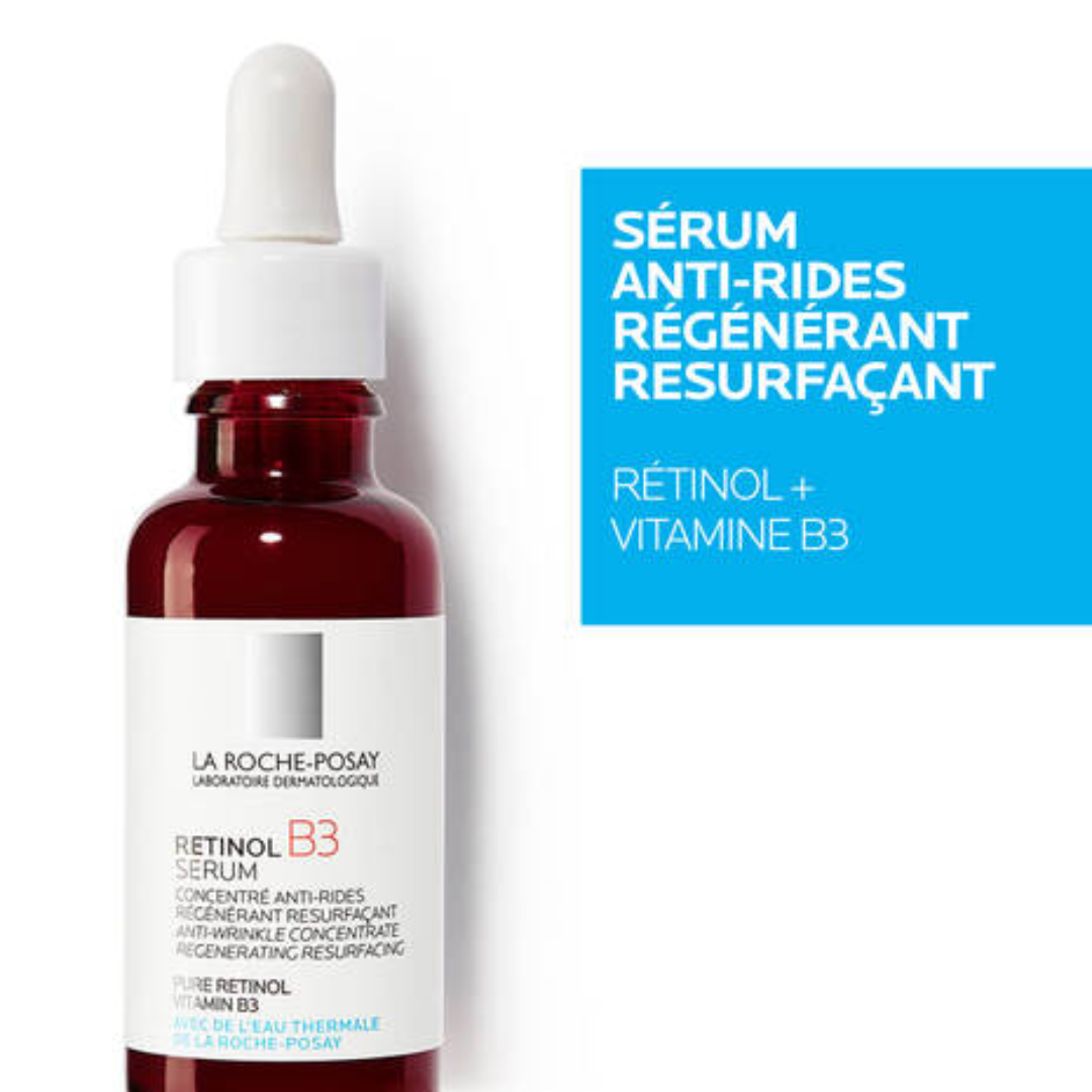 Rétinol B3 Sérum 30ml La Roche-Posay – anti-rides au rétinol pur et Vitamine B3 – parapharmacie Tunisie – www.laparadulac.com
