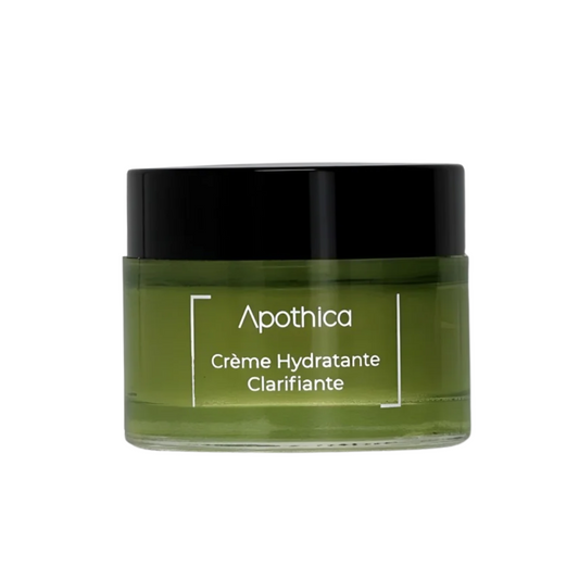 Crème hydratante clarifiante Apothica 50ml pour peaux à imperfections sur laparadulac.com, parapharmacie Tunisie.

