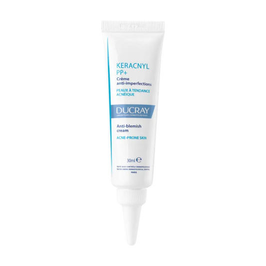 DUCRAY Keracnyl PP+ crème boutons rouges – disponible sur laparadulac.com, parapharmacie Tunisie spécialisée en soins dermatologiques.

