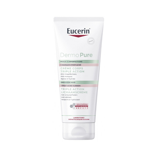 Eucerin Dermopure Crème Corps Triple Action – réduit taches, imperfections et rugosités – Tunisie