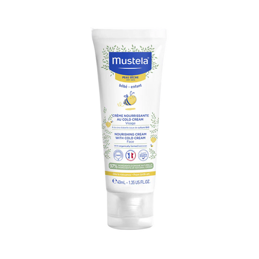 Crème Mustela nourrissante cold cream visage bébé – laparadulac.com, parapharmacie Tunisie.