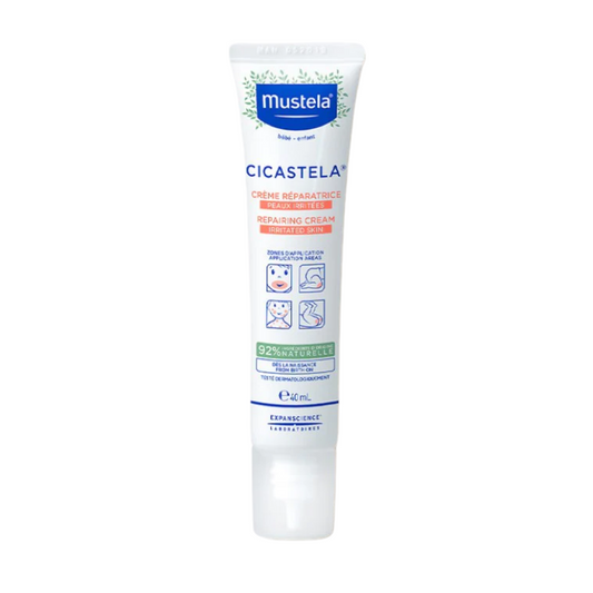 Crème réparatrice Mustela Cicastela 40ml – soin bébé & famille sur laparadulac.com, parapharmacie Tunisie.