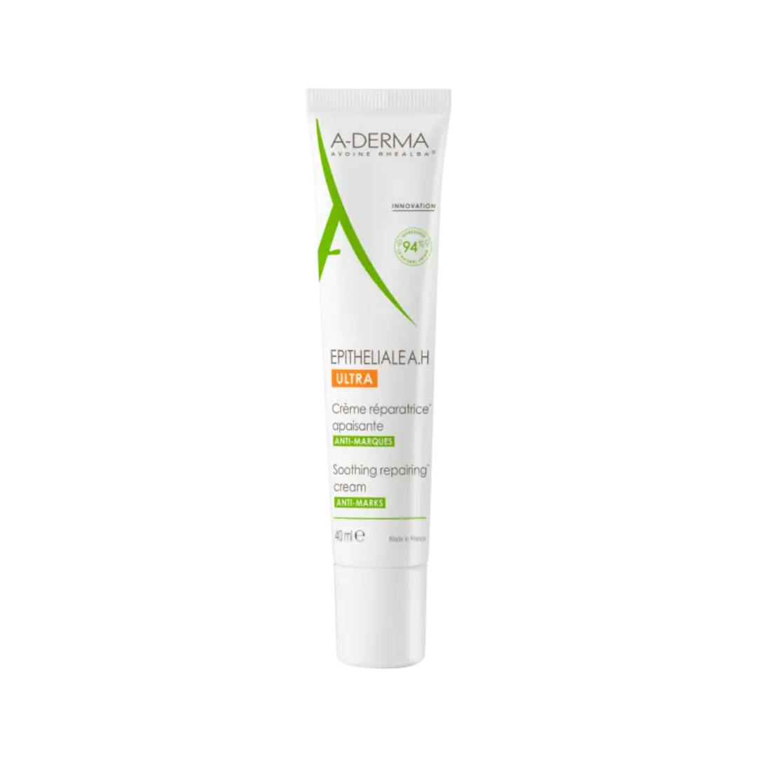 Crème A-DERMA Epitheliale AH Ultra apaisante et réparatrice en vente sur laparadulac.com, parapharmacie Tunisie, adaptée visage et zones intimes.