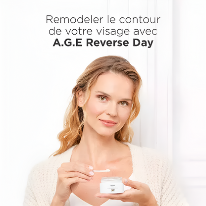 ISDIN A.G.E. Reverse Day – Crème anti-âge remodelante visage 50 ml – Disponible sur laparadulac.com – Laparadulac Parapharmacie Tunisie.

