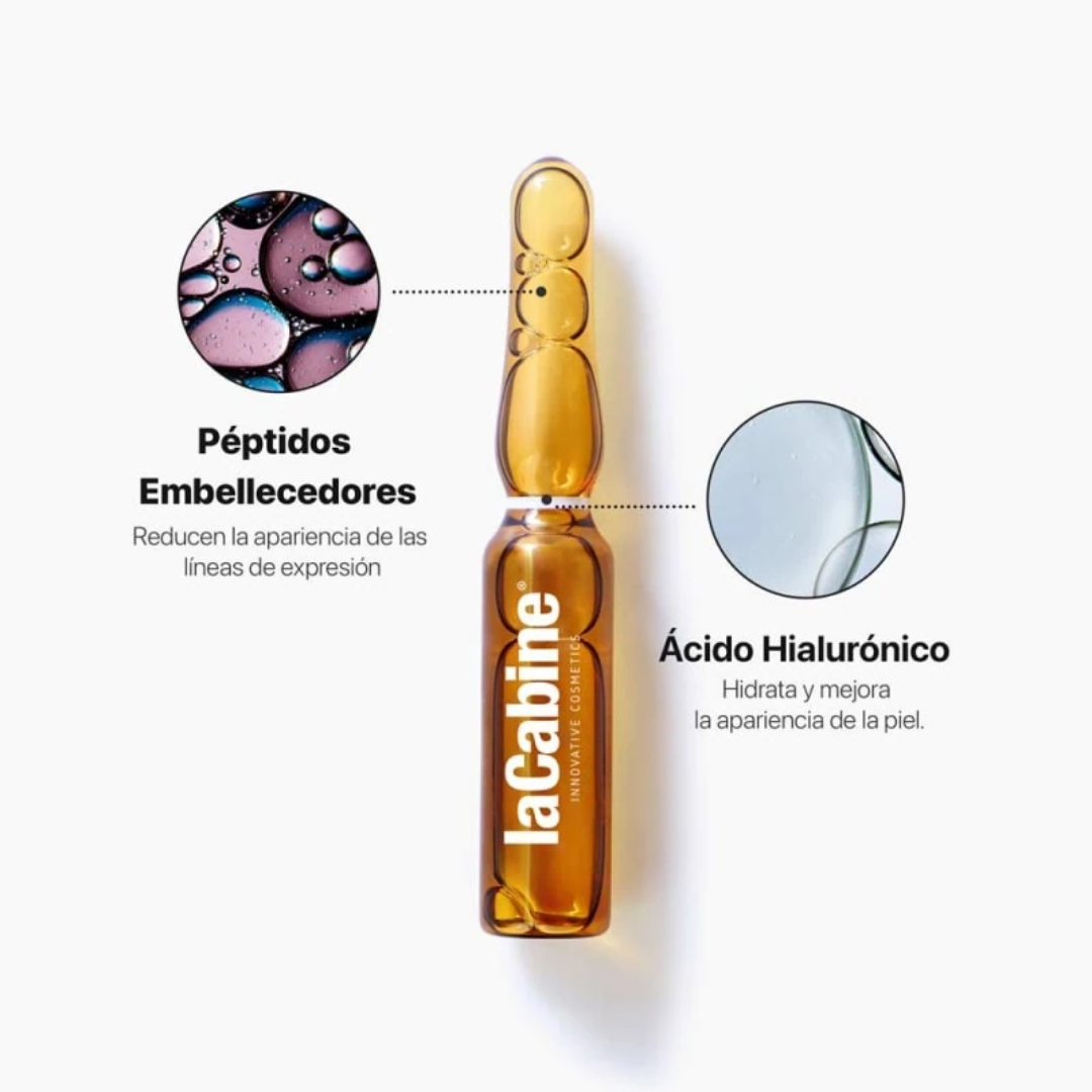 La Cabine Botulinum Effect – Ampoules lissantes anti-rides – Soin visage Botox-like disponible en Tunisie sur laparadulac.com.

