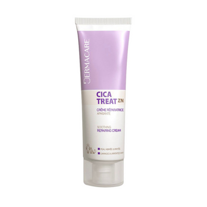 Crème réparatrice Cica Treat Zn DERMACARE vendue sur laparadulac.com, parapharmacie Tunisie, pour apaiser et cicatriser rapidement.

