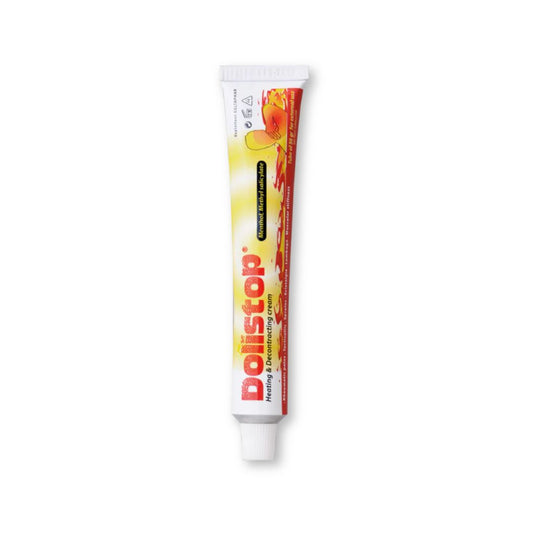 DOLISTOP Crème antalgique et anti-inflammatoire 50gr contre douleurs musculaires sur laparadulac.com, parapharmacie Tunisie.