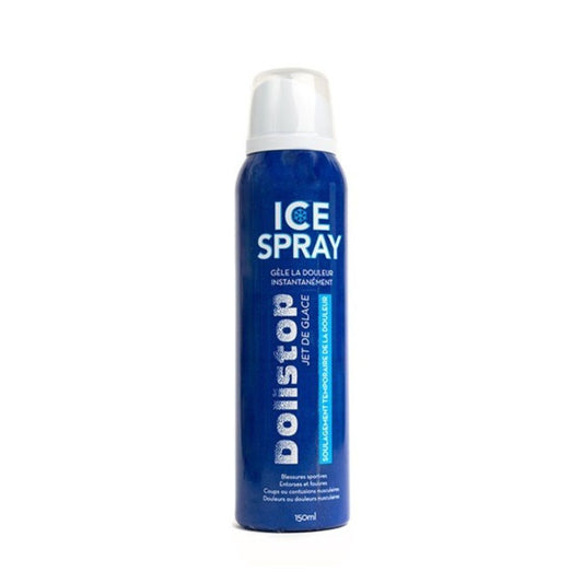 DOLISTOP Ice Spray 150ml effet froid pour douleurs musculaires disponible sur laparadulac.com, parapharmacie Tunisie.