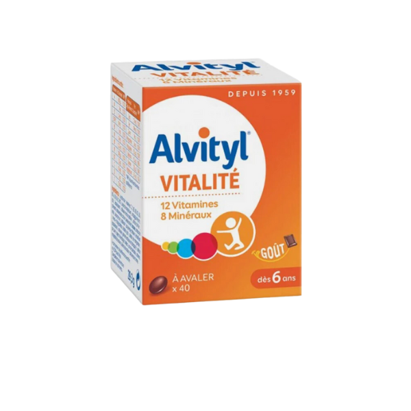 ALVITYL VITALITE A AVALER IMMUNITE SANS IODE / 40 CP