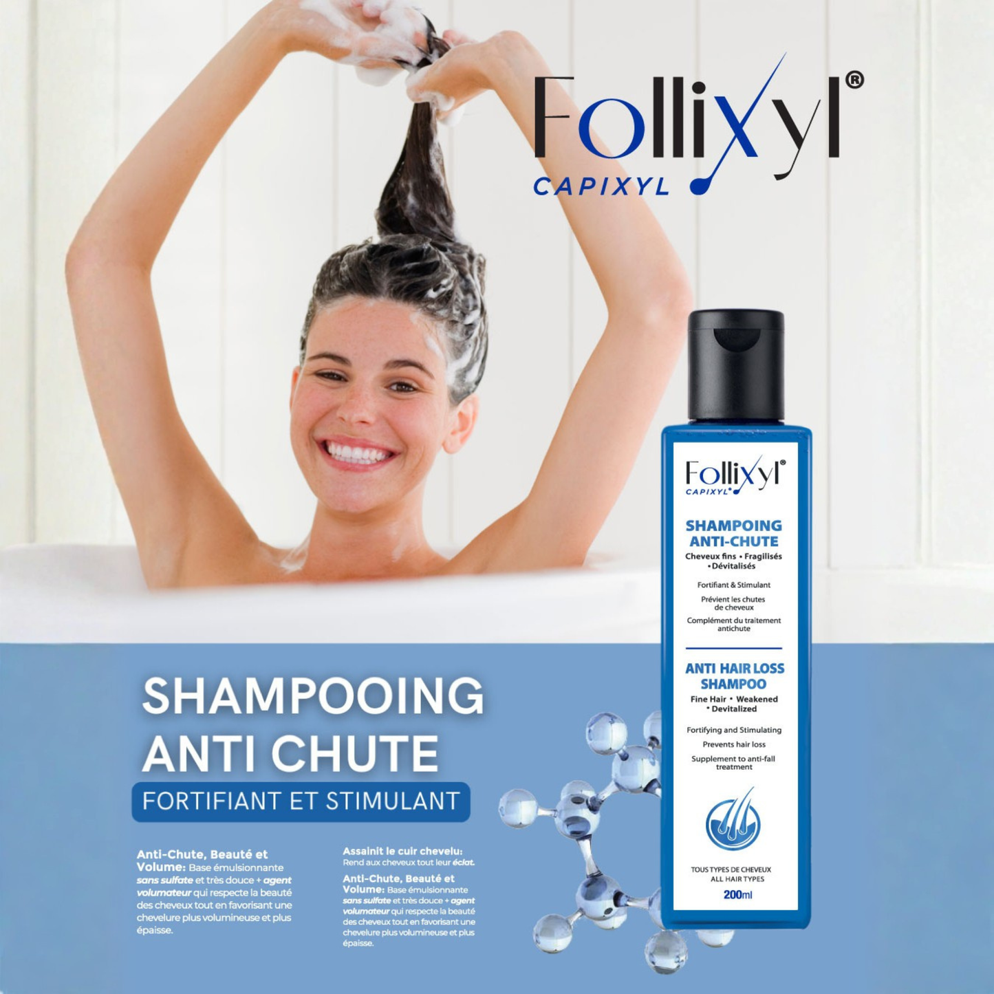 FOLLIXYL ® Shampoing Anti-chute original – Prix Tunisie – La Para Du Lac