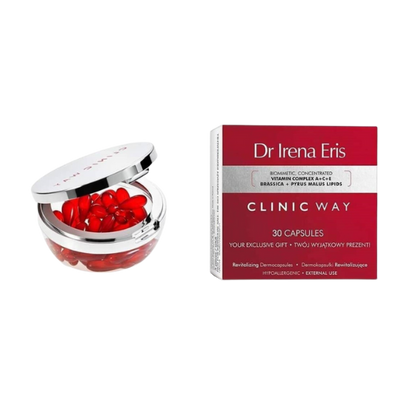 
"Dr IRENA ERIS CLINIC WAY Capsules BT 30 | Soin anti-âge intensif | Parapharmacie Tunisie | Hydratation, régénération et réduction des rides | Disponible sur laparadulac.com | Livraison rapide en Tunisie 🚚"