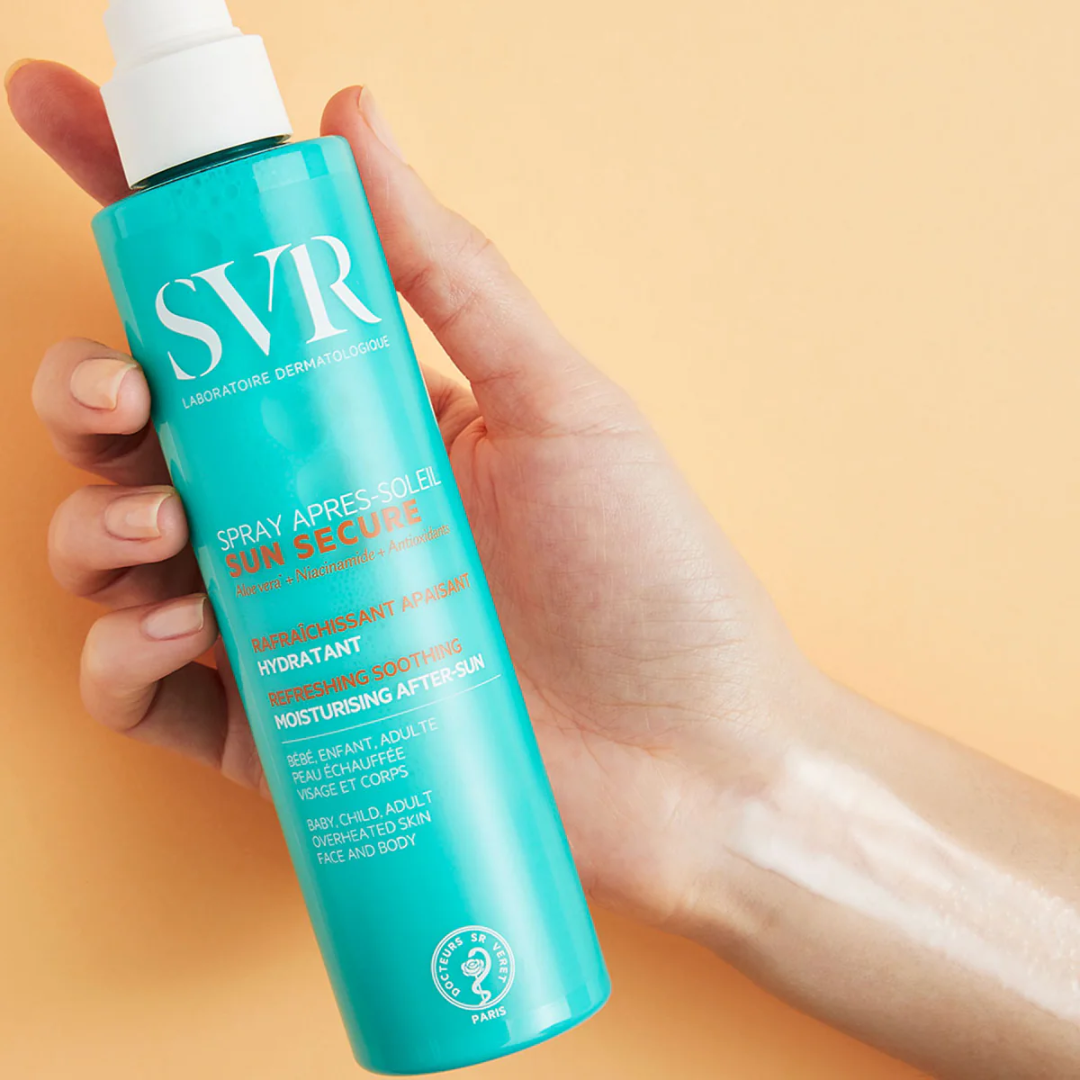 SVR SUN SECURE Spray Après-Soleil | Apaisement & Hydratation Intense

Rafraîchissez et apaisez votre peau après l’exposition solaire avec SVR SUN SECURE Spray Après-Soleil. Sa formule hydratante et réparatrice soulage les peaux échauffées, prévient le vieillissement prématuré et prolonge le bronzage. Idéale pour les peaux sensibles après une longue journée au soleil.

🛒 Disponible sur laparadulac.com, votre parapharmacie en Tunisie au meilleur prix ! 🚀