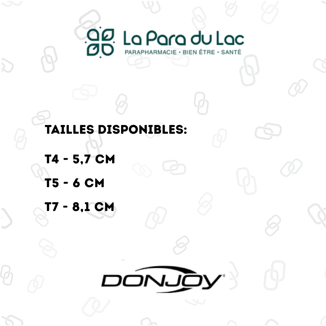 Attelle doigt DONJOY Staxx T4 T5 T7 pour immobilisation articulaire, disponible sur laparadulac.com, parapharmacie Tunisie.