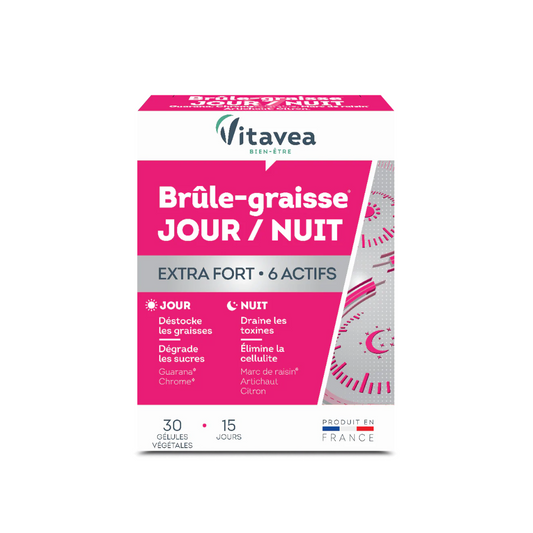 Programme brûle-graisse jour et nuit Vitavea – parapharmacie Tunisie sur laparadulac.com – solution minceur complète 24h

