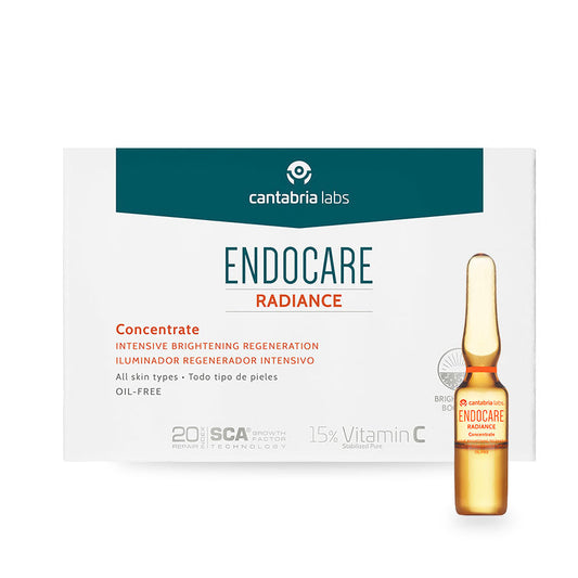 ENDOCARE Radiance Concentrate – ampoules soin éclat, anti-fatigue, booste la luminosité du teint – parapharmacie Tunisie LaparaDuLac
