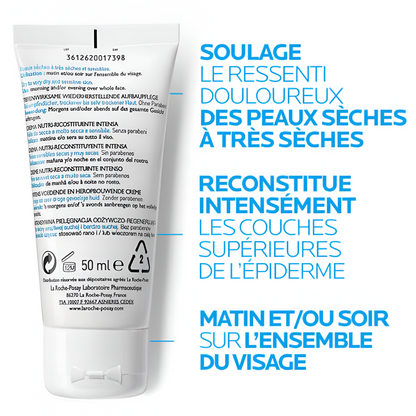 La Roche-Posay NUTRITIC INTENSE Crème – soin végétal nourrissant visage peau sèche – parapharmacie en ligne Tunisie – laparadulac.com

