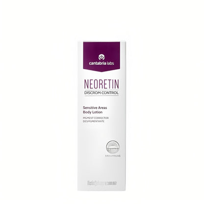 Neoretin Discrom Control Sensitive Areas Body Lotion – lait corporel dépigmentant zones sensibles, efficacité cliniquement prouvée – parapharmacie Tunisie