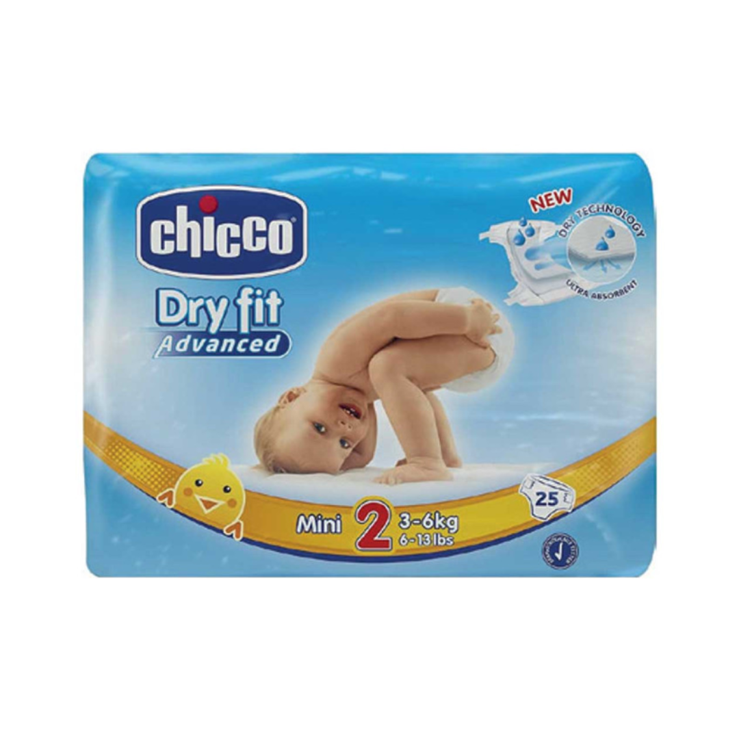 Couches Chicco Dry Fit 3-6kg ultra absorbantes et confortables – en vente sur laparadulac.com parapharmacie Tunisie

