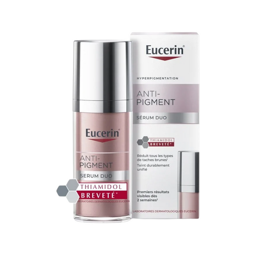 Sérum anti-taches Eucerin Anti Pigment disponible sur laparadulac.com parapharmacie Tunisie pour un teint uniforme et lumineux