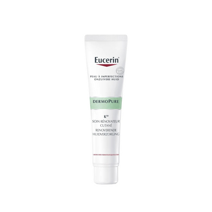 EUCERIN DermoPure K10 Soin Rénovateur Cutané Tunisie – soin visage anti-imperfections et anti-acné, crème rénovatrice peau grasse à tendance acnéique, exfoliant doux quotidien à l’acide salicylique, dermocosmétique Eucerin, parapharmacie en ligne Tunisie Lac 2, produits EUCERIN originaux pas cher Tunisie, acheter DermoPure K10 Eucerin en Tunisie sur laparadulac.com