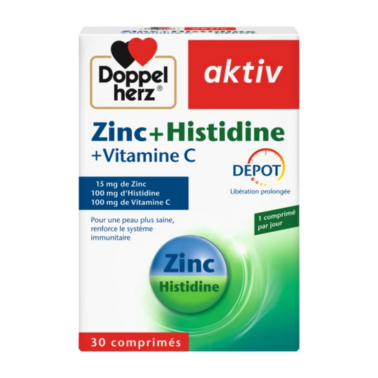AKTIV Zinc Histidine Vitamine C 30 Comprimés