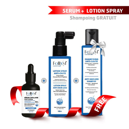 FOLLIXYL ® Pack Anti-chute Cheveux original – Prix Tunisie – La Para Du Lac