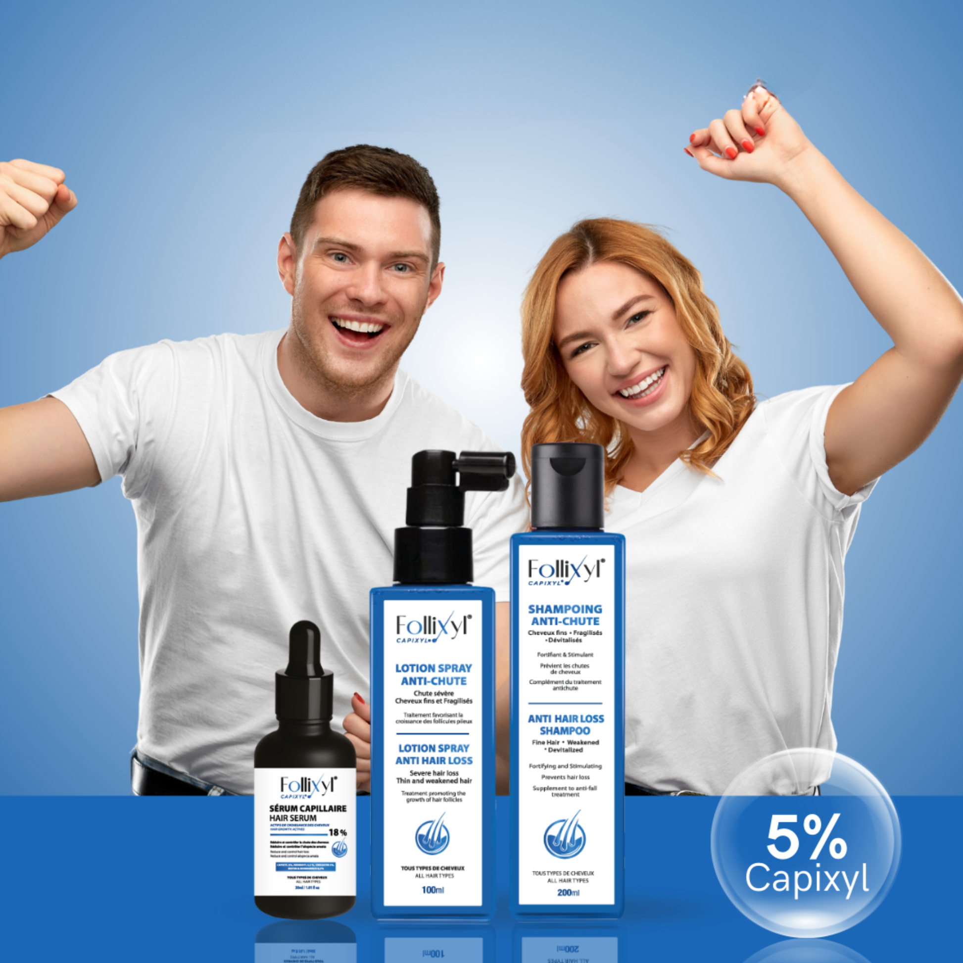 FOLLIXYL ® Pack Anti-chute Cheveux original – Prix Tunisie – La Para Du Lac