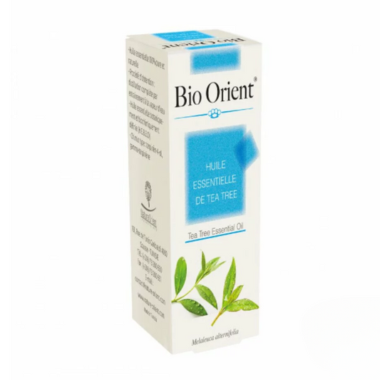 Huile essentielle de tea tree Bio Orient 10ml – purifiante et polyvalente, disponible sur laparadulac.com, parapharmacie Tunisie.