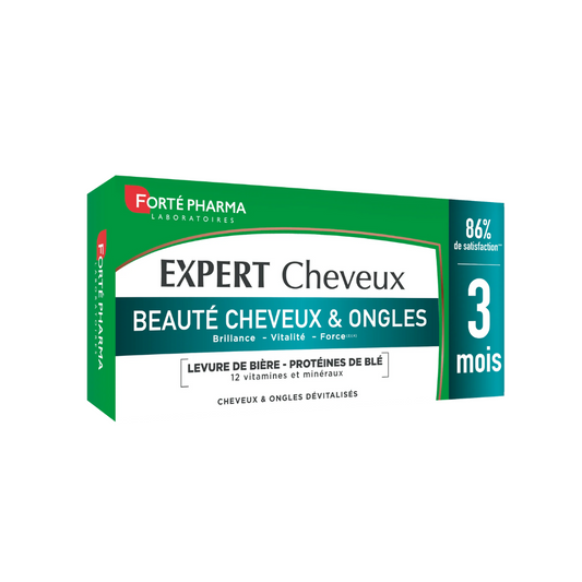 FORTE PHARMA Expert Cheveux 3 mois sur laparadulac.com, parapharmacie Tunisie pour fortifier, nourrir et embellir les cheveux et les ongles naturellement