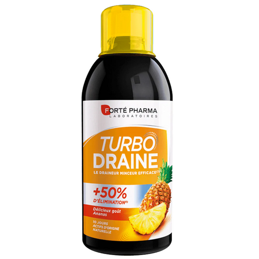Turbodraine Minceur Ananas 500 ml – parapharmacie Tunisie laparadulac.com – draineur naturel au goût fruité