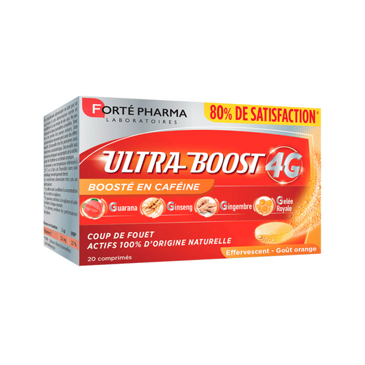 FORTE PHARMA Ultra Boost 4G 20 comprimés sur laparadulac.com, parapharmacie Tunisie pour énergie et immunité au quotidien