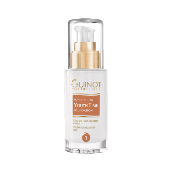 
Voici un texte alternatif optimisé pour le SEO du produit GUINOT Fond de teint Youth Time N°1 30ml, conçu pour améliorer la visibilité de laparadulac.com et attirer un trafic organique qualifié :

