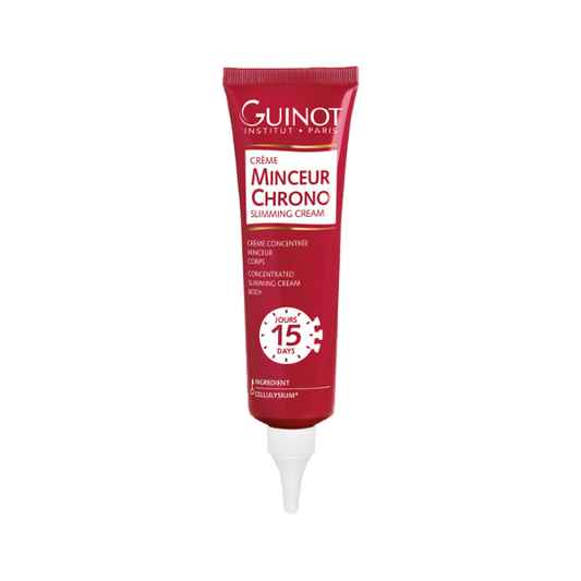 "GUINOT Minceur Chrono Logic 125ml – Soin minceur intensif qui cible les graisses localisées et réduit visiblement l'apparence de la cellulite en un temps record. Idéal pour une silhouette affinée et une peau lisse et ferme. Disponible sur laparadulac.com, la meilleure parapharmacie en Tunisie. Commandez dès maintenant et profitez de la livraison rapide partout en Tunisie."