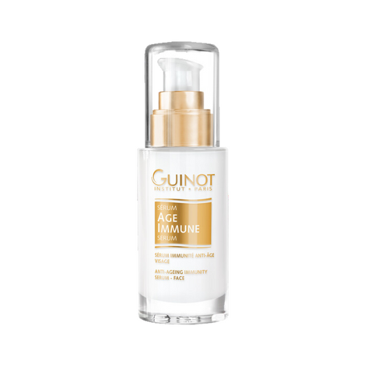 "Achetez GUINOT Sérum Age Immune 30ml sur LaParaDuLac.com, la meilleure parapharmacie en ligne en Tunisie et à Tunis. Ce sérum anti-âge révolutionnaire renforce les défenses naturelles de la peau, réduit les rides et préserve la jeunesse du visage. Livraison rapide et prix compétitifs sur votre parapharmacie tunisienne de confiance."