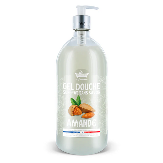 Gel douche Les Petits Bains de Provence Amande 1L – parapharmacie Tunisie – laparadulac.com.

