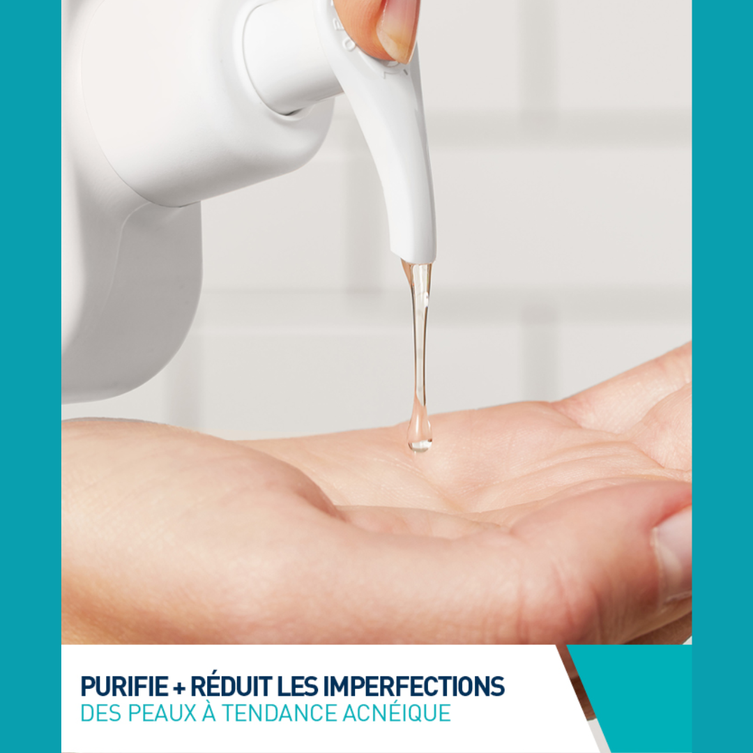 CeraVe Gel Moussant Anti-Imperfections – purifie, matifie et réduit boutons. Parapharmacie en ligne Tunisie – laparadulac.com.

