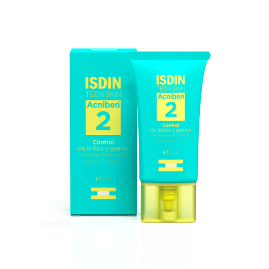 Gel-crème visage Acniben Shine & Pimples Control – Anti-boutons, peau grasse – Laparadulac Parapharmacie Tunisie – Disponible sur laparadulac.com.

