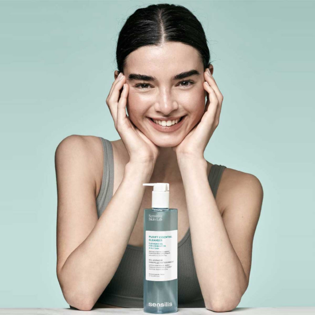 “Sensilis Purify Essential Cleanser 400 ml gel purifiant – élimine impuretés et excès de sébum – laparadulac.com – parapharmacie Tunisie”

