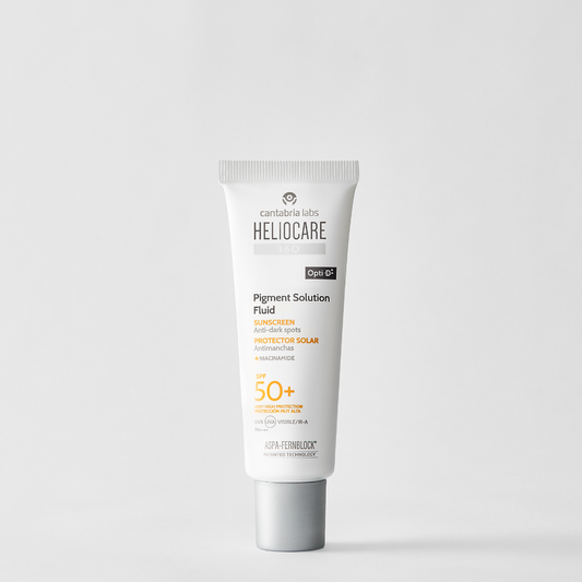 Heliocare 360° Pigment Solution Fluid SPF50+ – Fluide solaire anti-taches et unifiant – Disponible sur La Para du Lac, meilleure parapharmacie en ligne en Tunisie.
