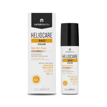 HELIOCARE Gel Oil Free 360 trois teintes – protection solaire teintée, gel non gras, peau mixte à grasse – parapharmacie Tunisie LaparaDuLac