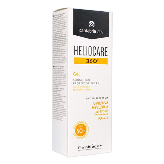 HELIOCARE 360 Gel solaire SPF 50+ pour peaux mixtes à grasses – en vente sur laparadulac.com, parapharmacie en ligne en Tunisie