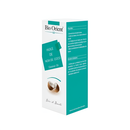 Huile de noix de coco Bio Orient 10ml, soin naturel visage et cheveux – disponible sur laparadulac.com, parapharmacie Tunisie.