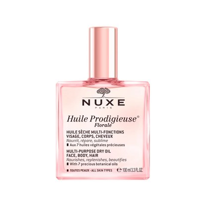 Huile Prodigieuse Florale NUXE multi-usages disponible sur laparadulac.com – soin naturel parapharmacie Tunisie visage corps cheveux

