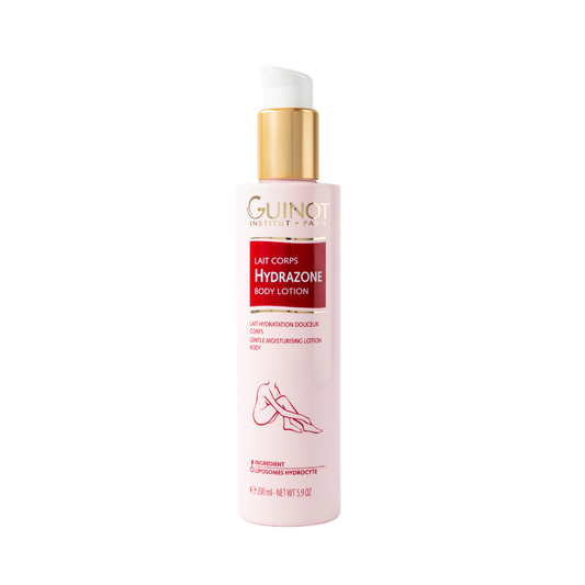 GUINOT Lait corps Hydrazone sur laparadulac.com, parapharmacie Tunisie : hydratation intense et confort 24h pour toutes les peaux.