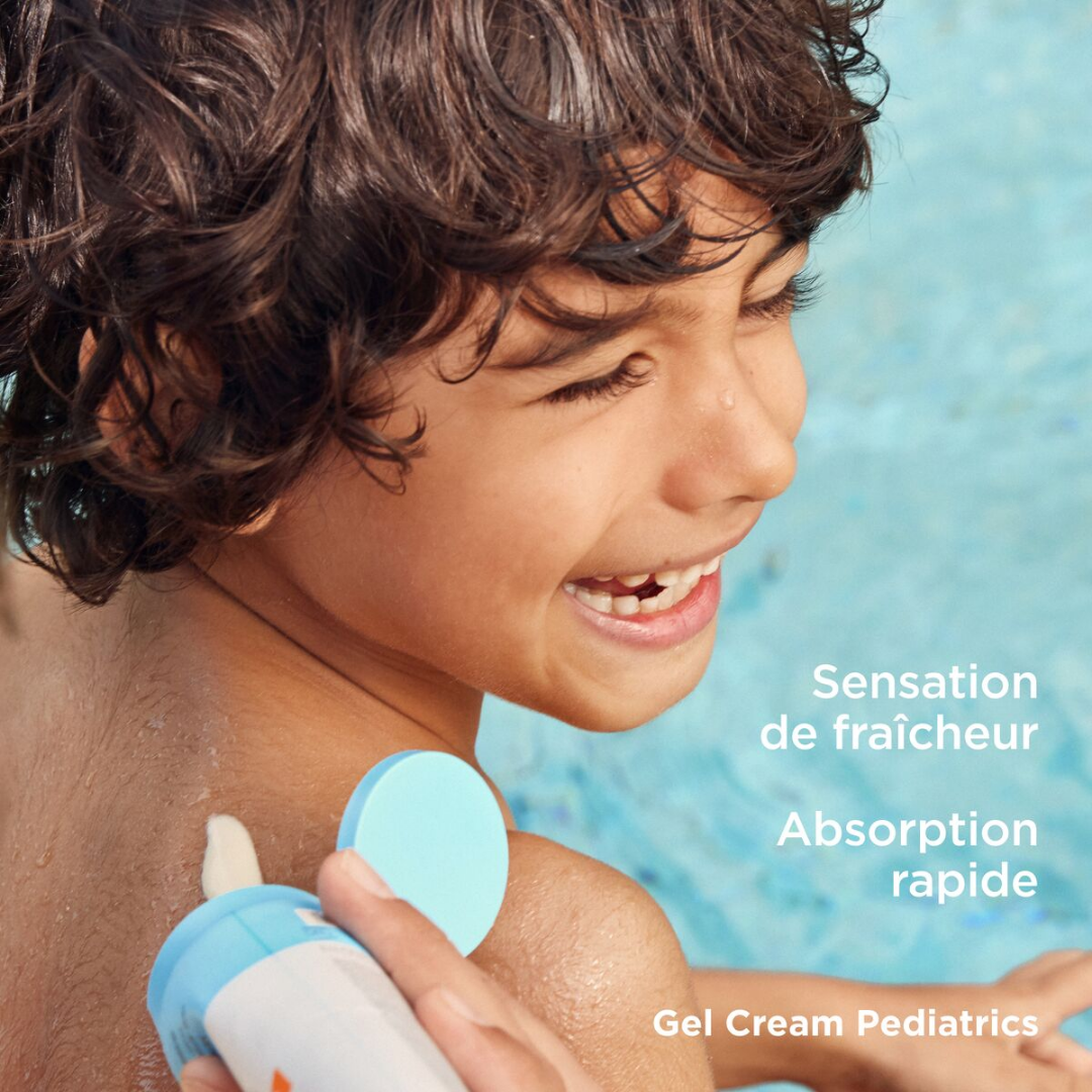 Crème solaire ISDIN Gel Cream SPF50 pour enfants – Laparadulac Parapharmacie Tunisie.

