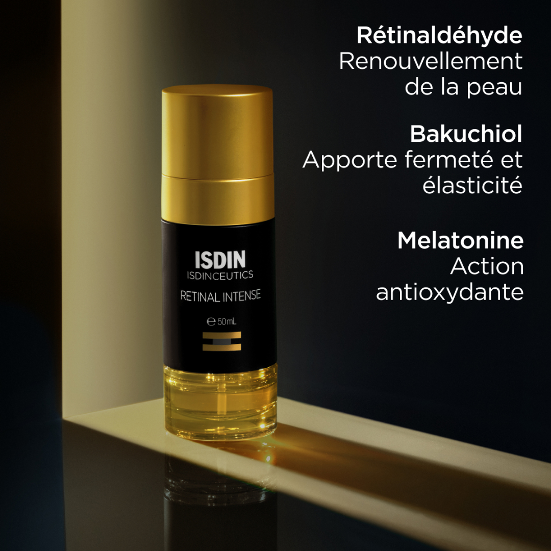 ISDIN Retinal Intense sérum de nuit anti-âge 50ml – Disponible sur laparadulac.com – Laparadulac Parapharmacie Tunisie.

