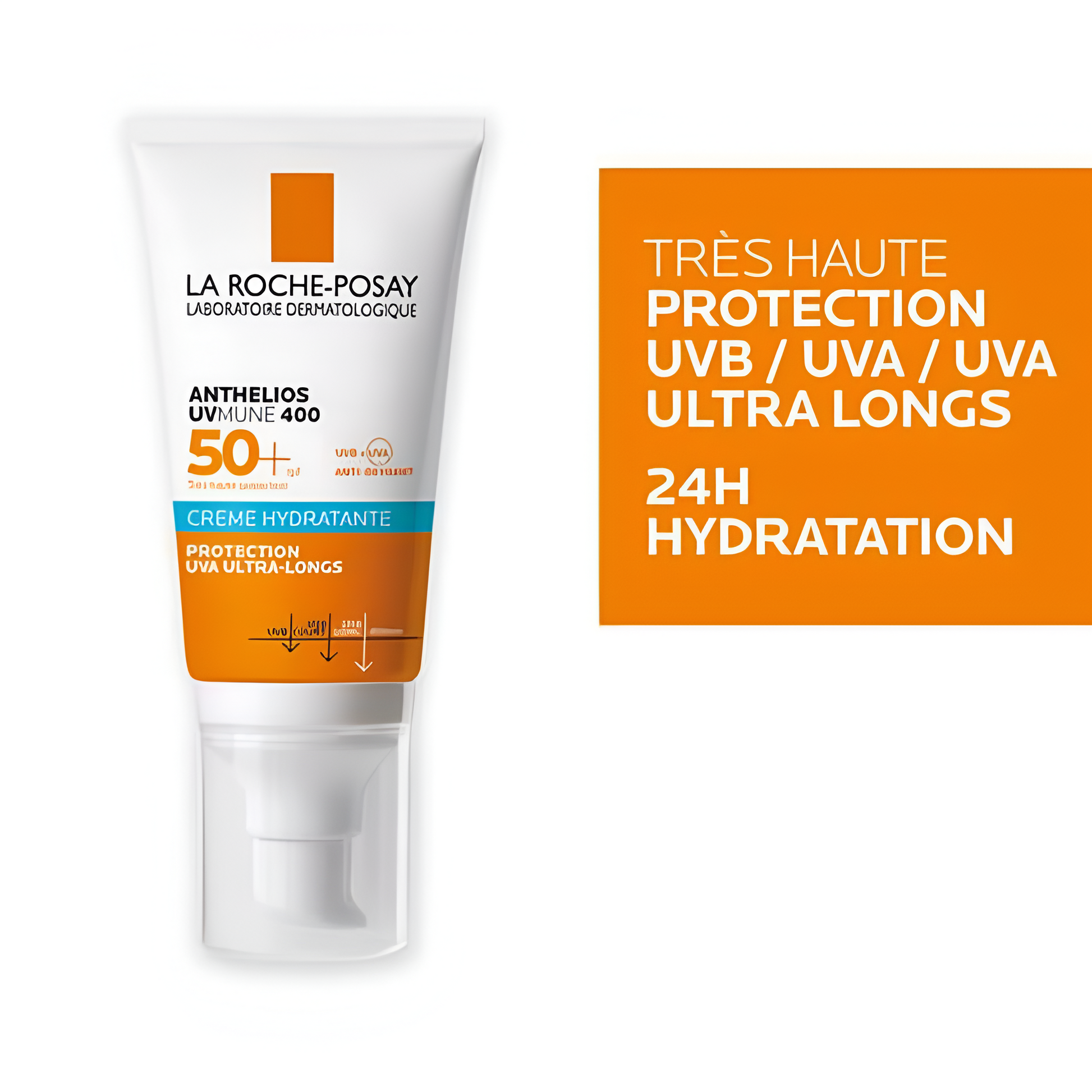 Anthelios UVMUNE 400 La Roche-Posay – crème solaire hydratante SPF50+ invisible – parapharmacie en ligne Tunisie – laparadulac.com

