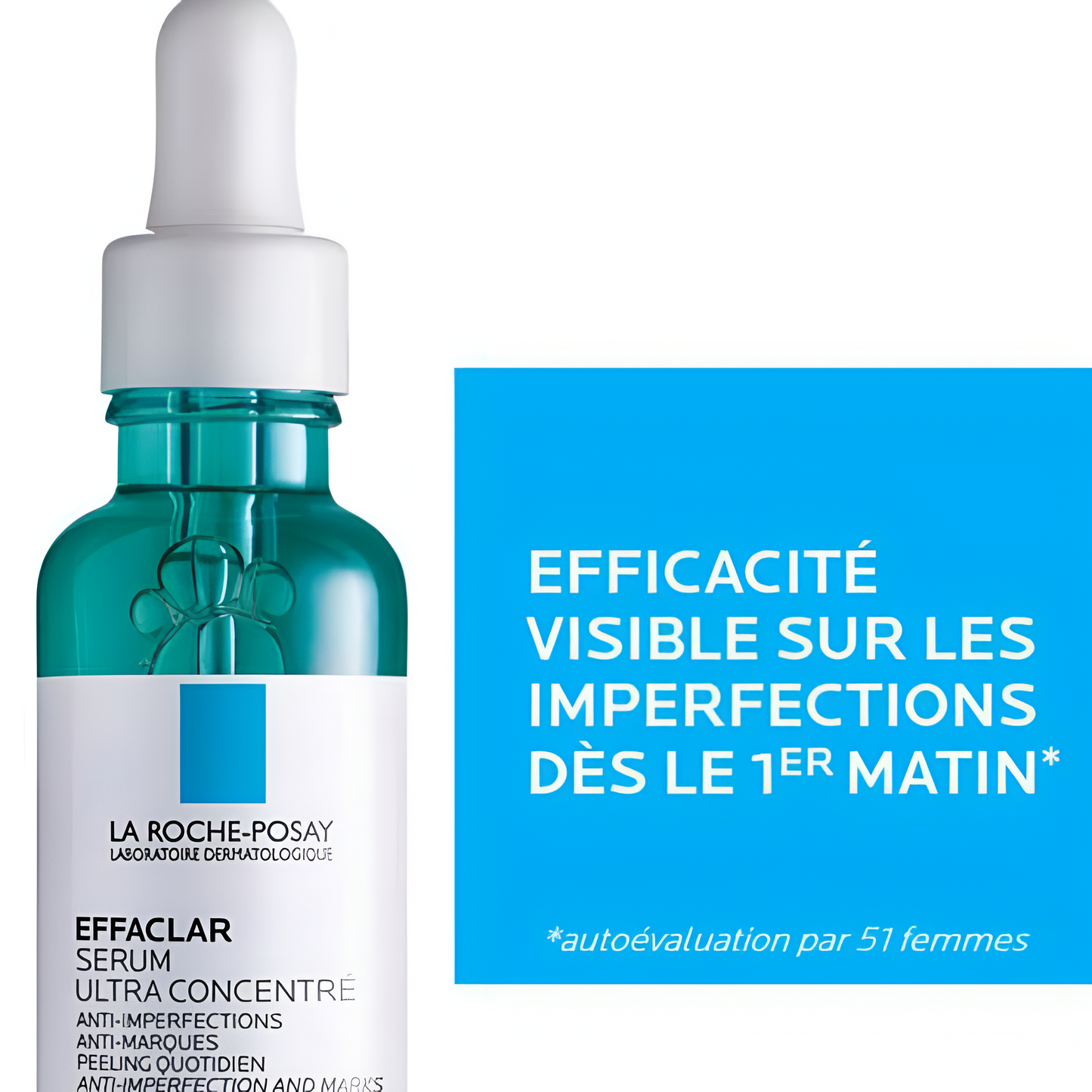 EFFACLAR Sérum Ultra Concentré La Roche-Posay – sérum anti-acné à l’acide salicylique pour peau adulte – parapharmacie Tunisie – laparadulac.com

